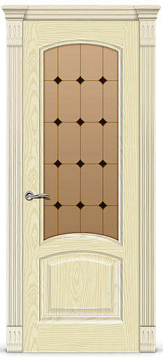 Дверь "Александрит 2 Стекло бронза"
