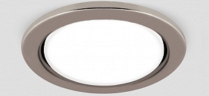 Точечный светильник "Gauss Tablet", круглый титан