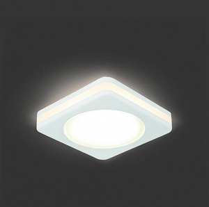 Светильник "Gauss Backlight", белый квадрат