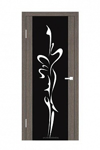 Межкомнатная дверь "1К Контур", экошпон 