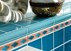 Плитка для кухни "Aqua Blu"
