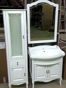 Мебель для ванной "Лоренцо 80", белый