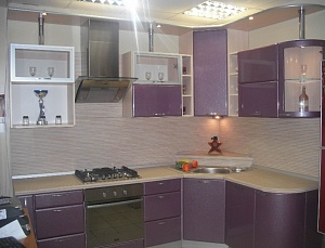 Кухня "Фиолетовые блески"