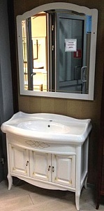 Мебель для ванной "Лоренцо 100", белый