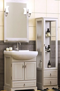 Мебель для ванной "Клио 65", белый