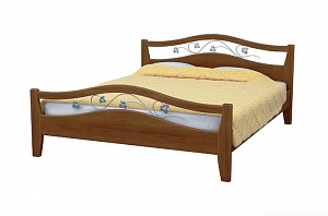 Кровать "Верона" (ясень) беленый дуб