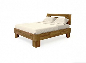 Кровать "Мальмо" (бук) натуральный