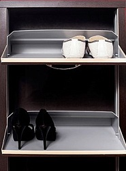 Двухсекционный обувной шкаф деталь